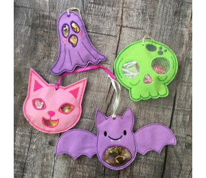 Stickdatei ITH - Halloween Laterne Gespenst inkl. Süßigkeitenverstecker